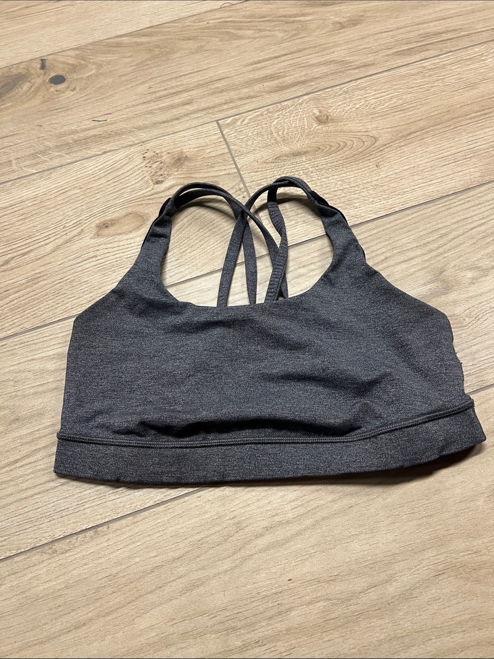 lululemon athletica Strappy Back Sports Bra - Charcoal